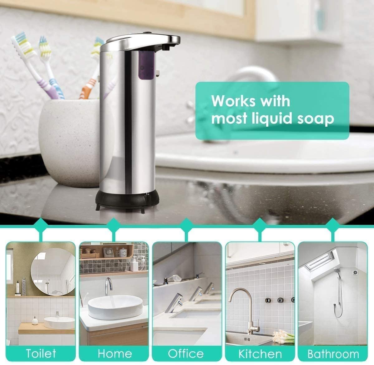 Automātiskais ziepju dozators