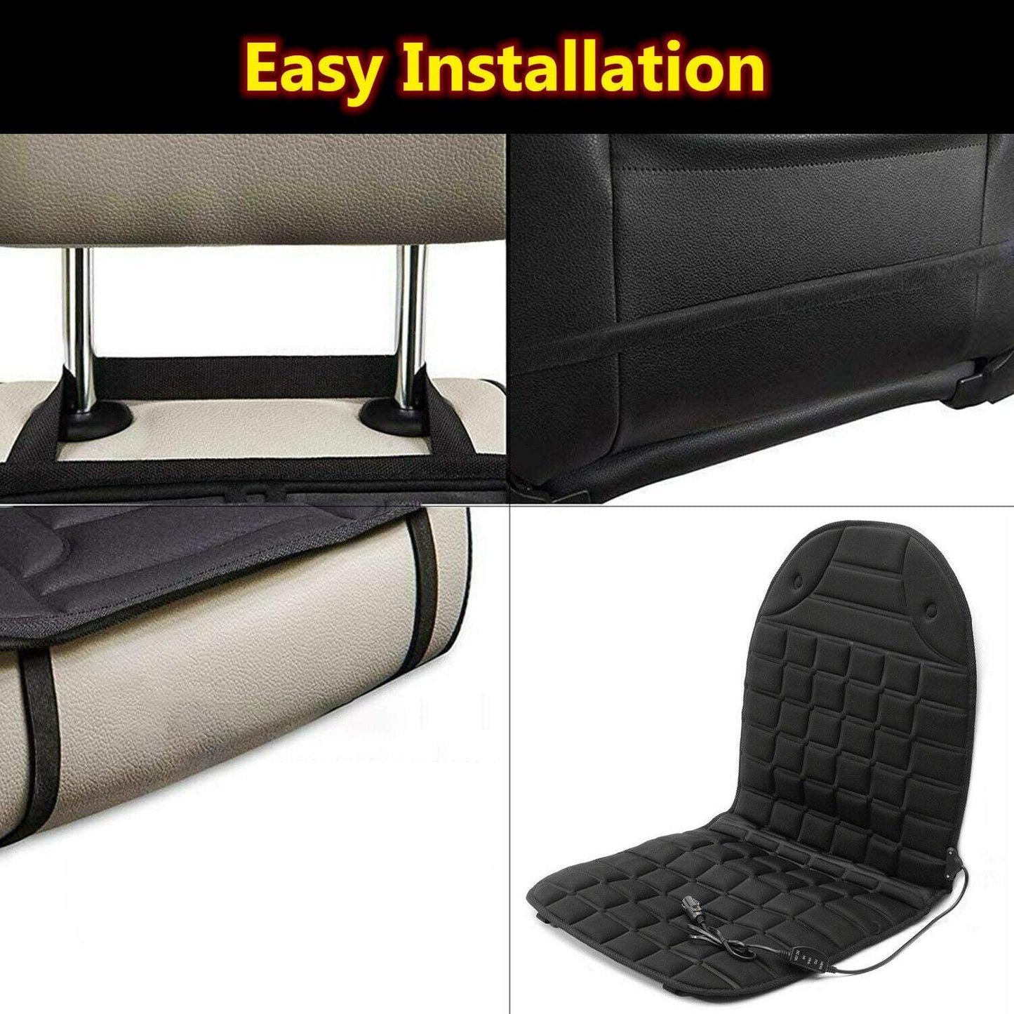 Automašīnas apsildes paklājs sēdeklim 12 V