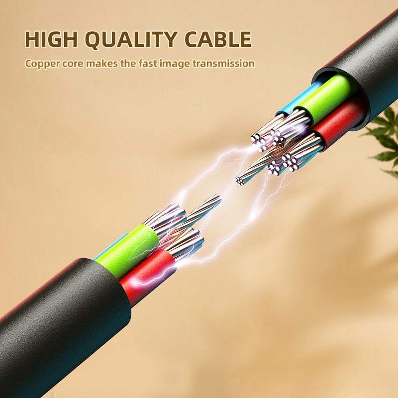 Endoskops Kamera Šaurām Vietām 5m 8mm LED Wi-Fi