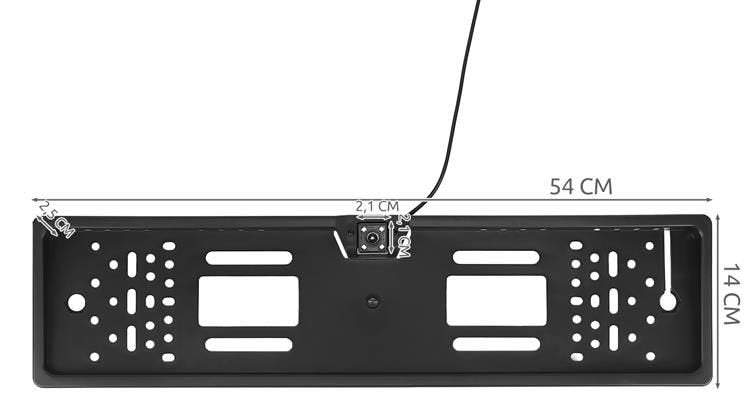 Auto atpakaļskata kamera video reģistrācijai