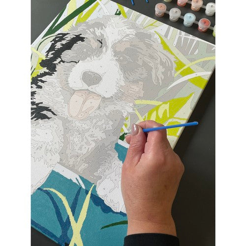 Glezno pēc skaitļiem- suns