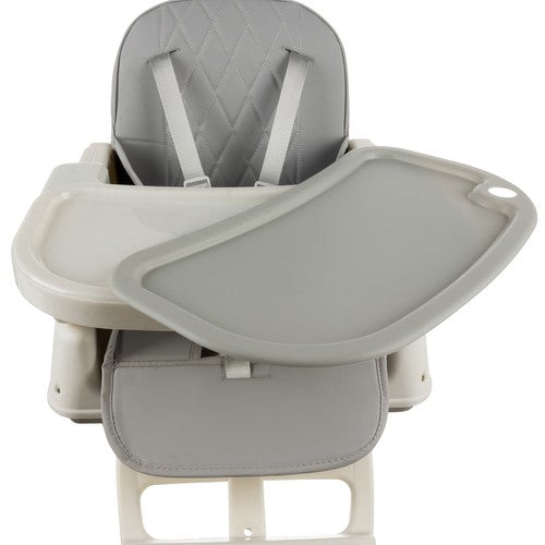 Augstais krēsls - pelēks