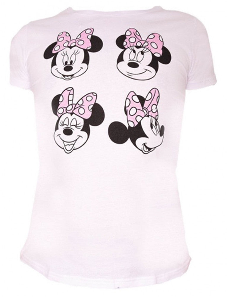 Disney Minnie sieviešu īsais T-krekls, topiņš L