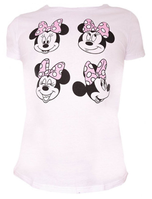 Disney Minnie sieviešu īsais T-krekls, topiņš L
