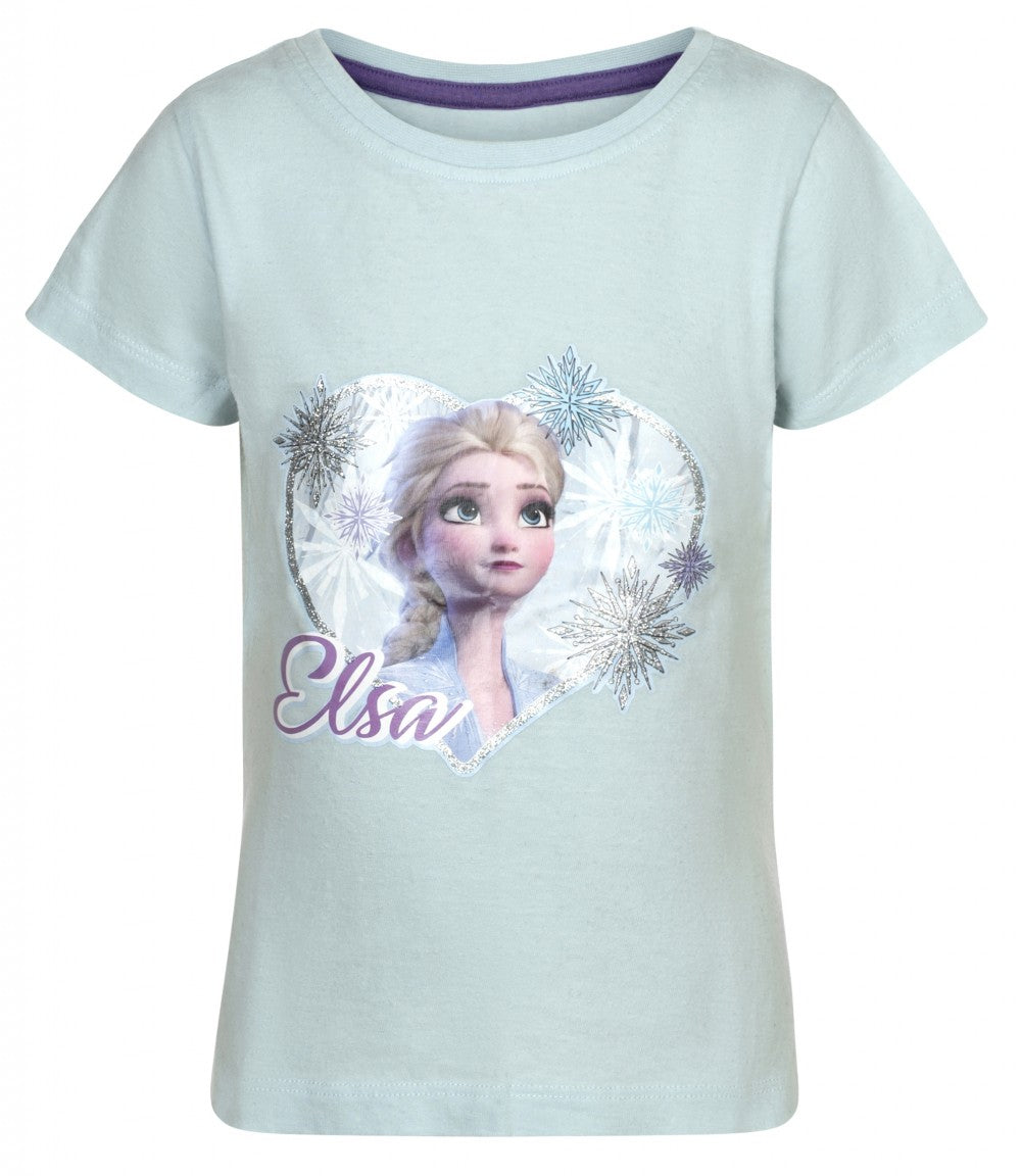 Disney Frozen bērnu īsais T-krekls, topiņš 98/104 cm