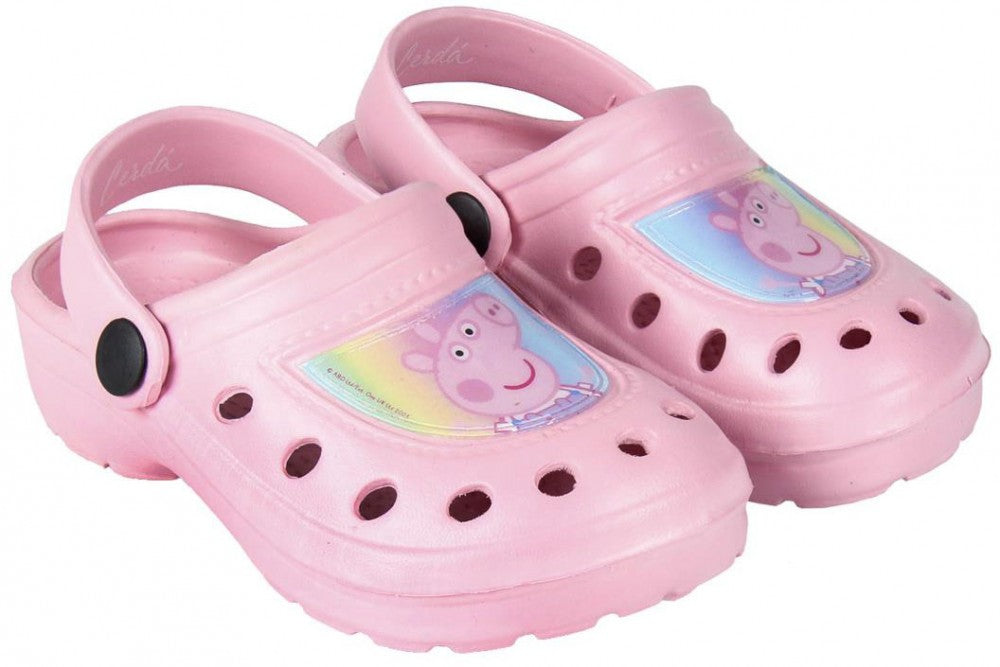Peppa Pig bērnu čības ar koka tupelēm 24/25