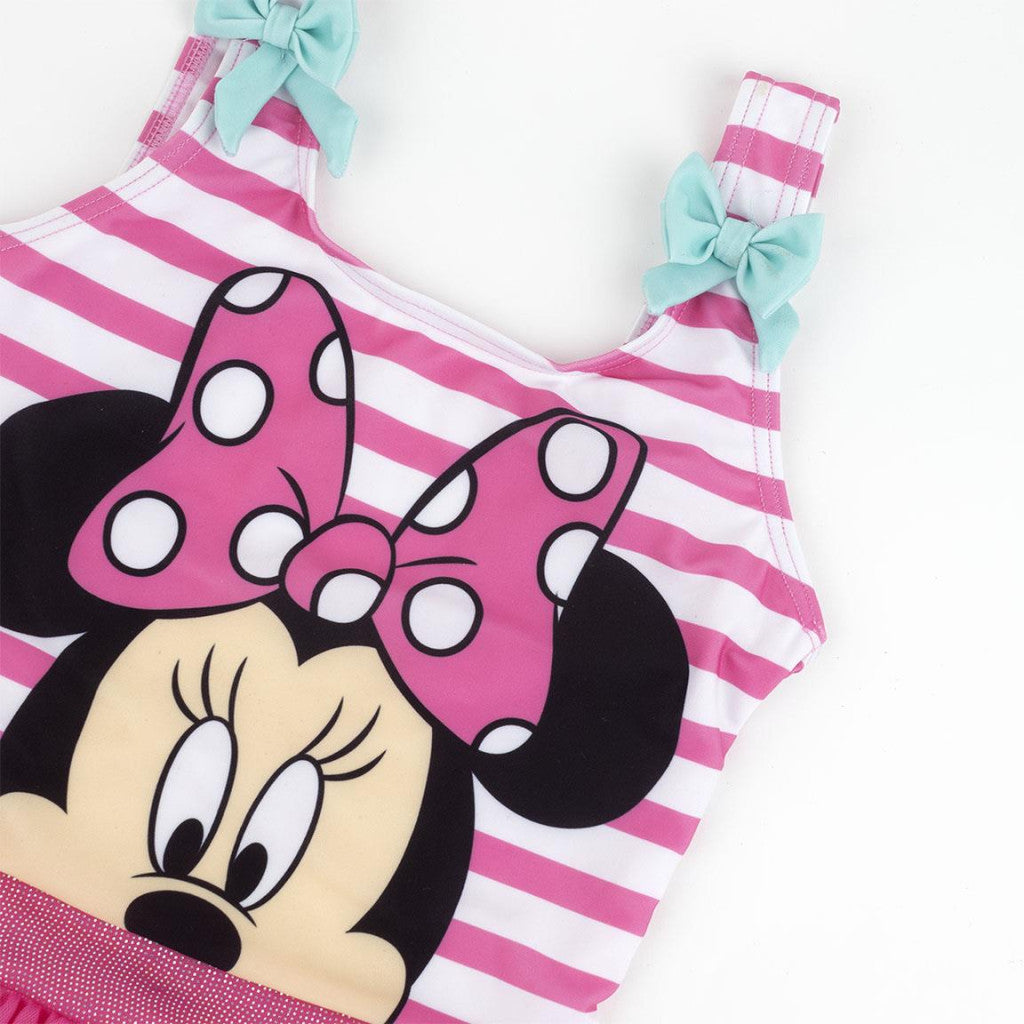 Disney Minnie svītrainais bērnu peldkostīms, peldēšanai, 5 gadi