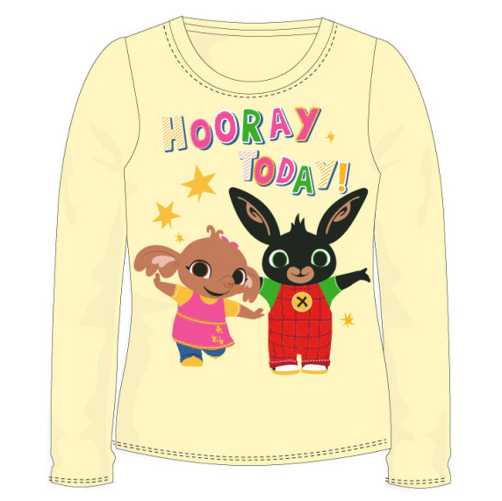 Bing Hooray Yellow bērnu krekls ar garām piedurknēm 2 gadi / 92 cm