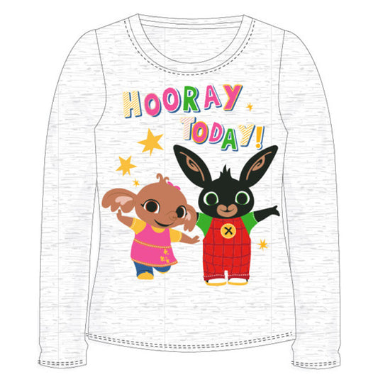Bing Hooray pelēks bērnu krekls ar garām piedurknēm 4 gadi / 104 cm