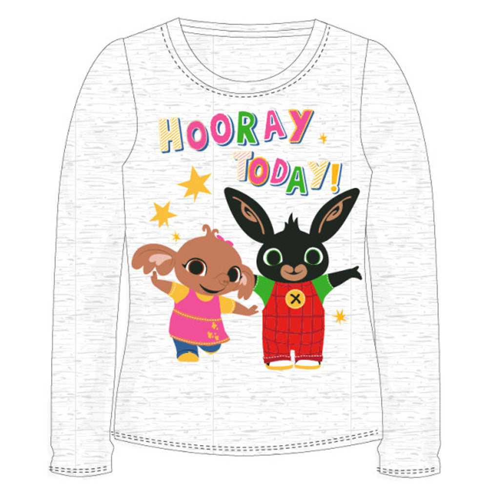 Bing Hooray pelēks bērnu krekls ar garām piedurknēm 5 gadi / 110 cm