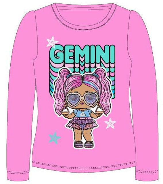 LOL Surprise Gemini bērnu krekls ar garām piedurknēm 110 cm