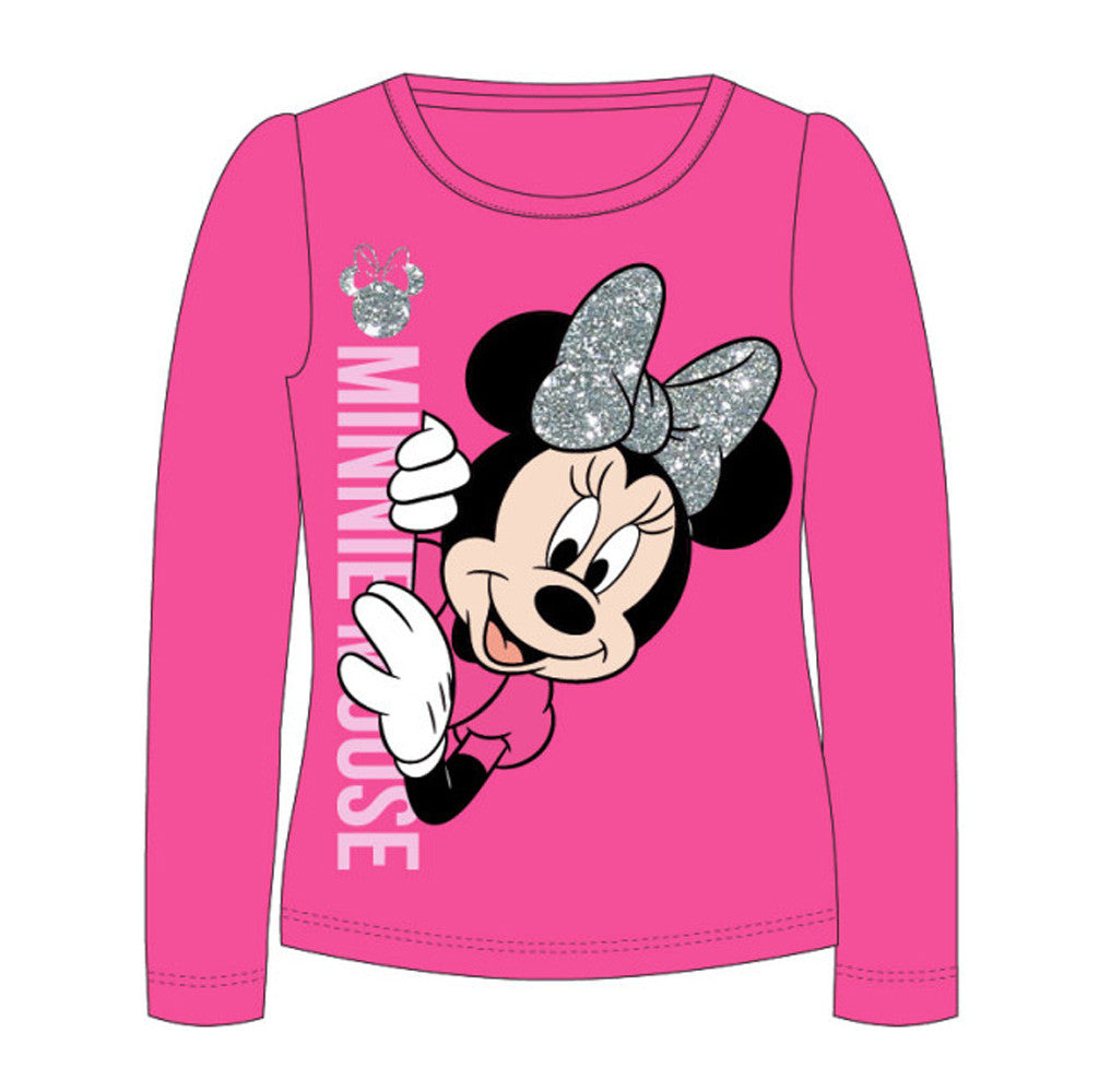 Disney Minnie Sudraba bērnu garais krekls, topiņš 122 cm