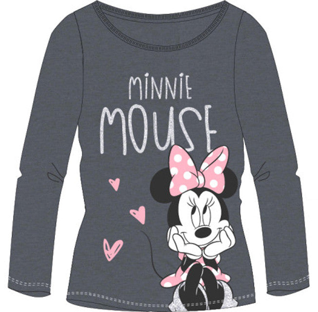 Disney Minnie bērnu krekls ar garām piedurknēm, topiņš 122 cm