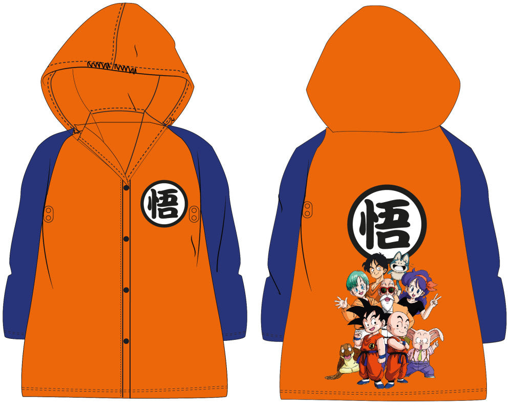 Dragon Ball lietusmētelis 110/116 cm