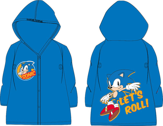 Sonic the Hedgehog Sonic the Hedgehog lietusmētelis 116/122 cm