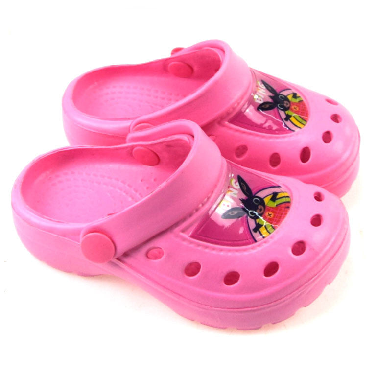 Bing Pink bērnu koka tupeles čības 24/25
