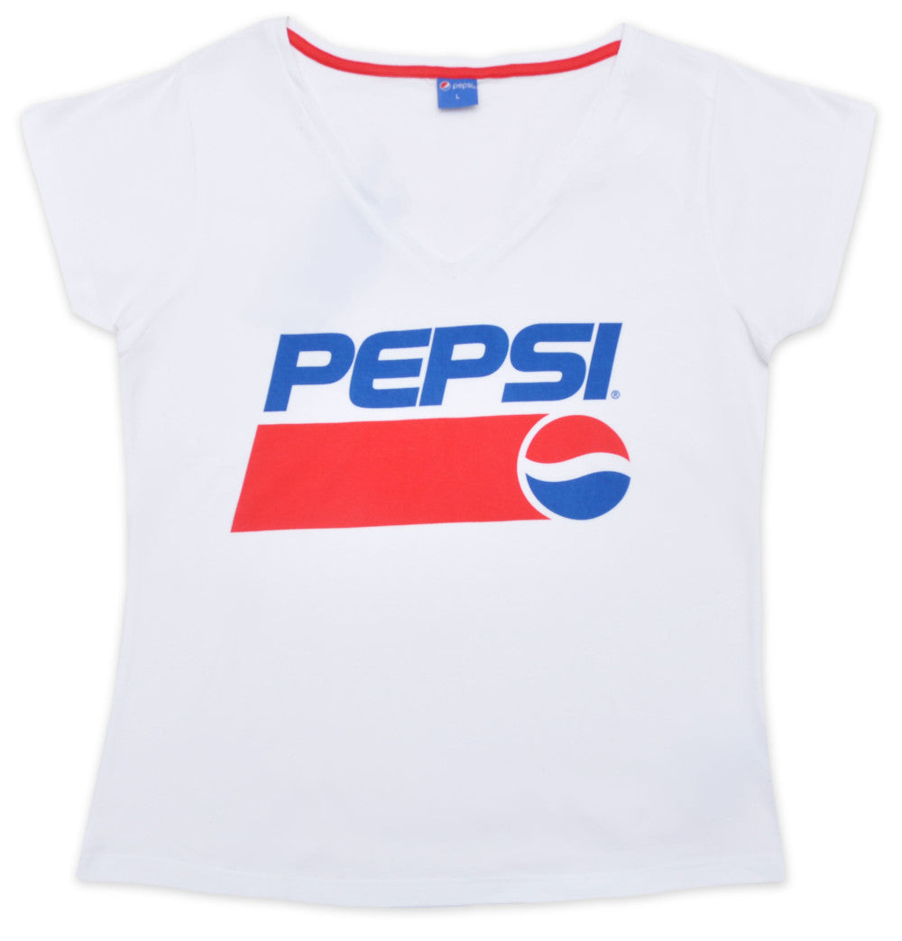 Pepsi balts sieviešu īsais topiņš S izmērs