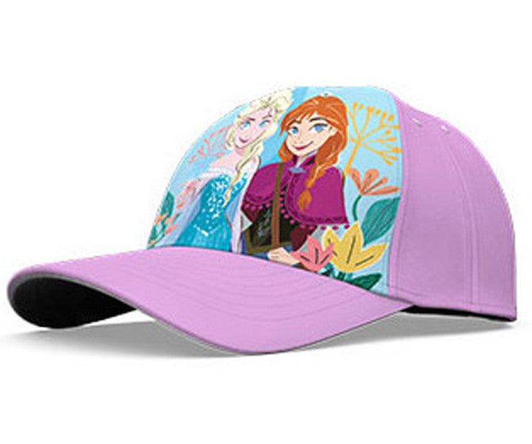 Disney Frozen bērnu beisbola cepure Purple Flowers 54 cm