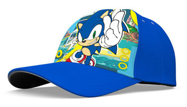 Sonic the Hedgehog zelta gredzeni Sonic the Hedgehog bērnu beisbola cepure 54 cm
