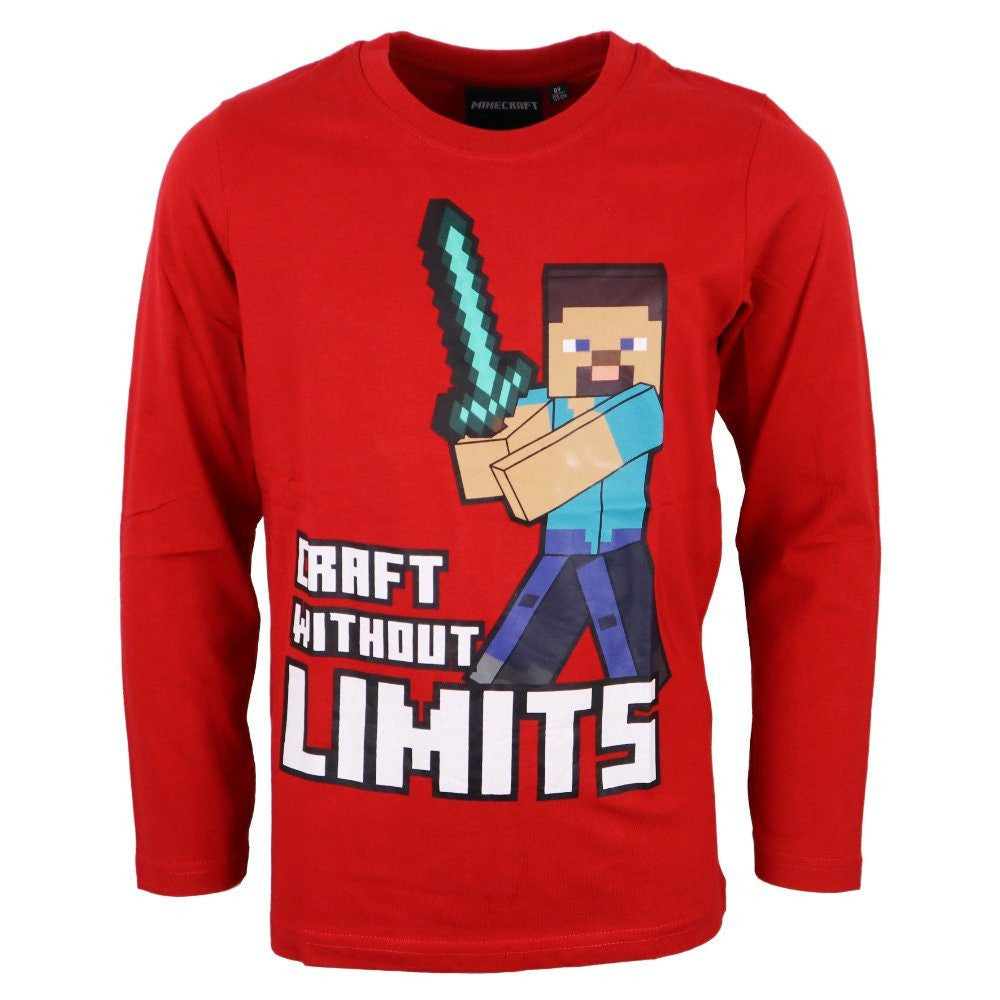 Minecraft bērnu krekls ar garām piedurknēm, 6 gadu vecumam