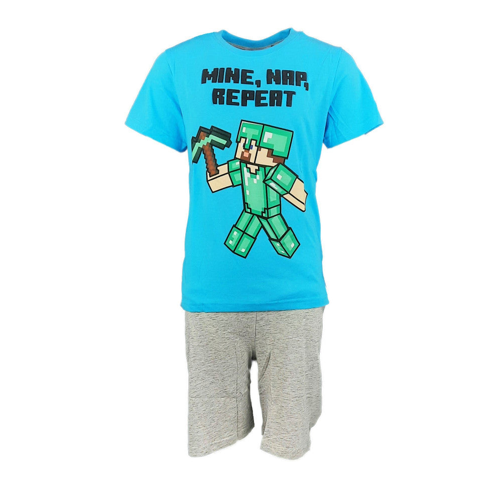 Minecraft bērnu īsās pidžamas 12 gadi