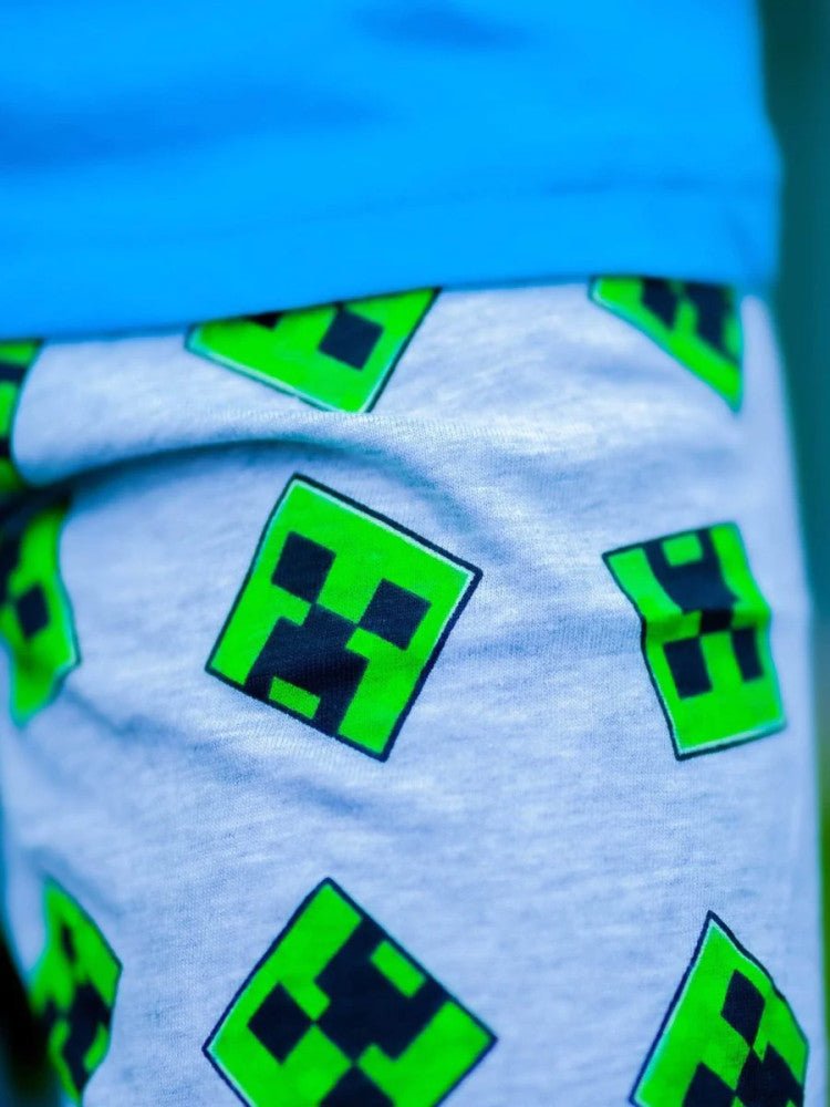 Minecraft bērnu īsās pidžamas 12 gadi