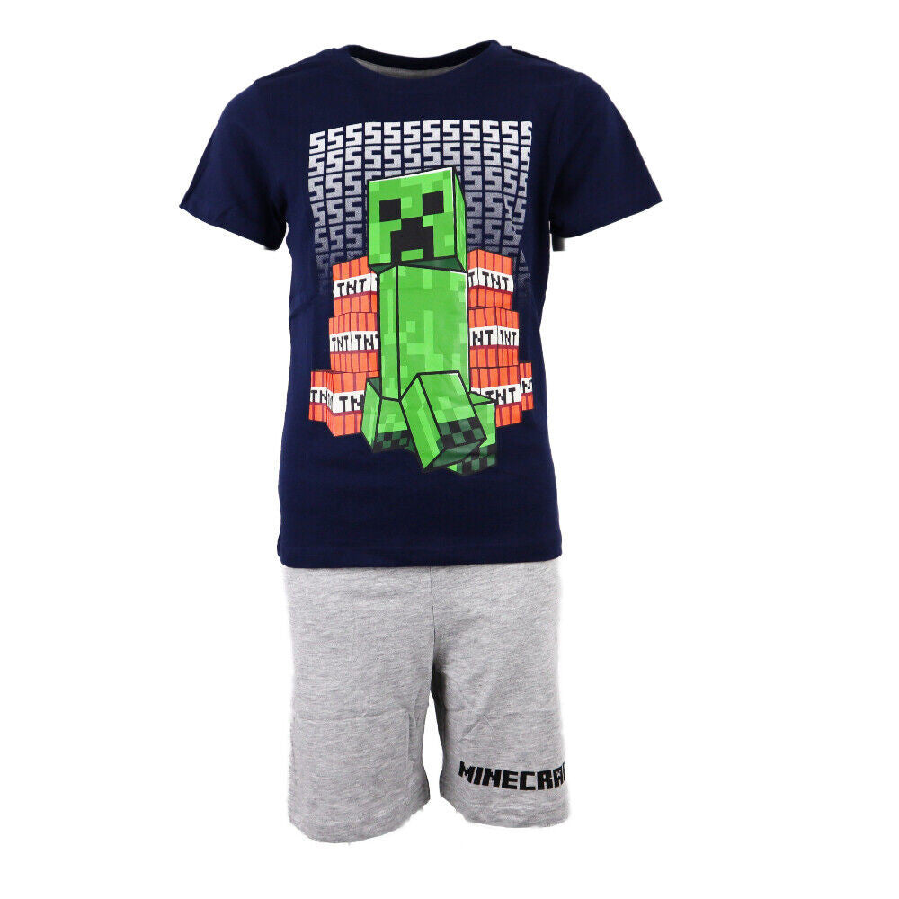 Minecraft bērnu īsā pidžama 10 gadi