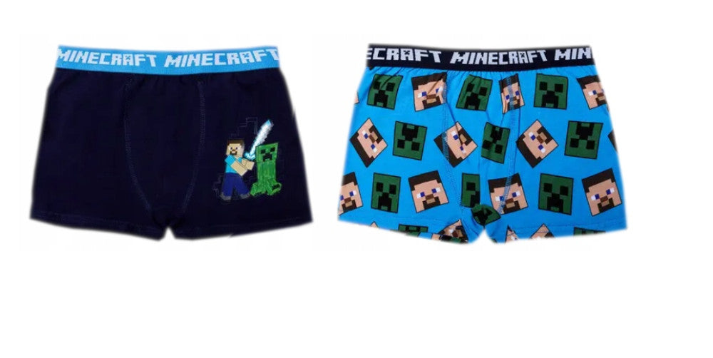 Minecraft bērnu bokseršorti 2 gab. iepakojumā 10 gadi