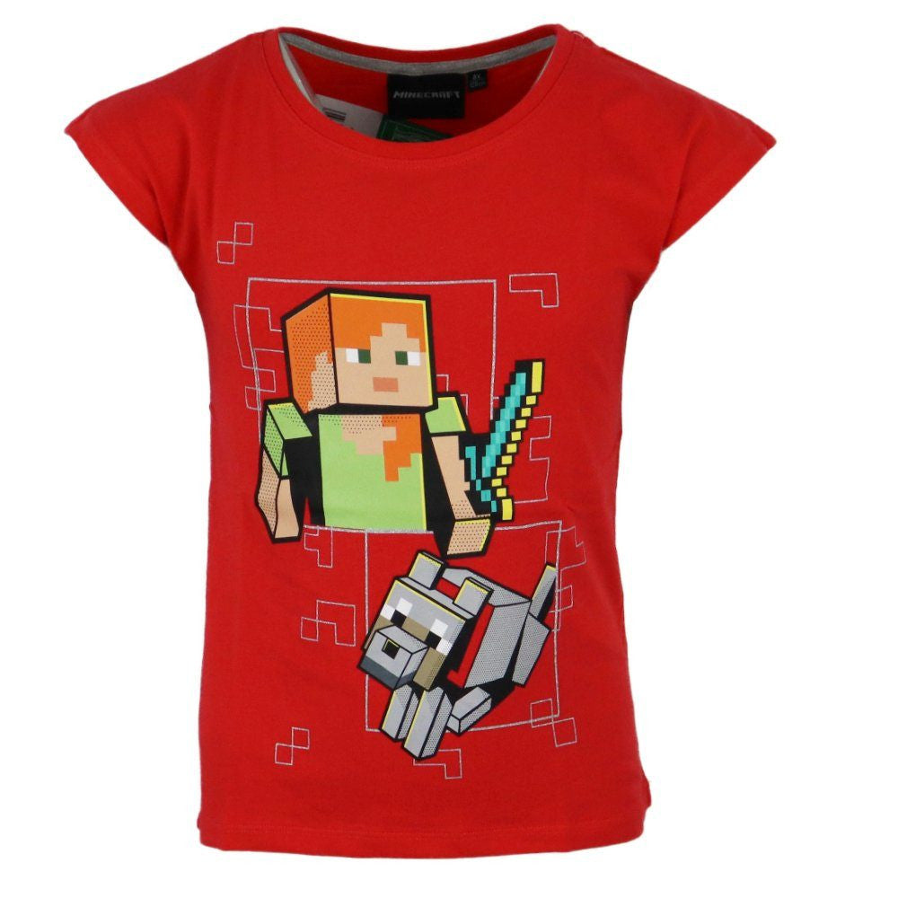 Minecraft bērnu īsais T-krekls, 5 gadu vecumam