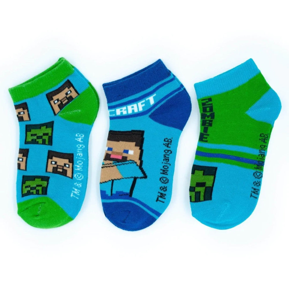 Minecraft bērnu zeķes bez redzamām malām 35/38