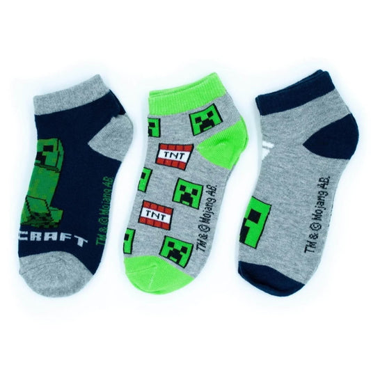 Minecraft bērnu zeķes bez redzamām malām 35/38