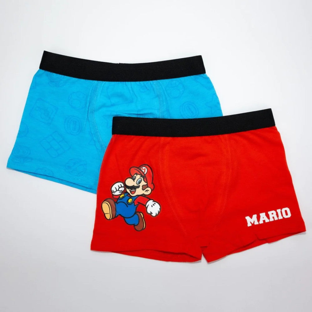 Super Mario bērnu bokseršorti 2 gab./iepakojumā, 6 gadi