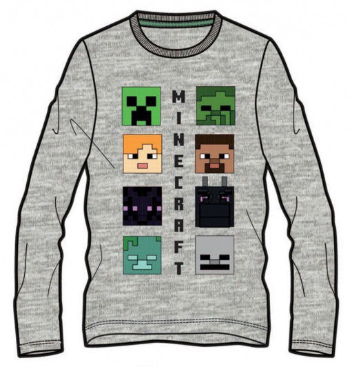 Minecraft bērnu krekls ar garām piedurknēm, 8 gadi