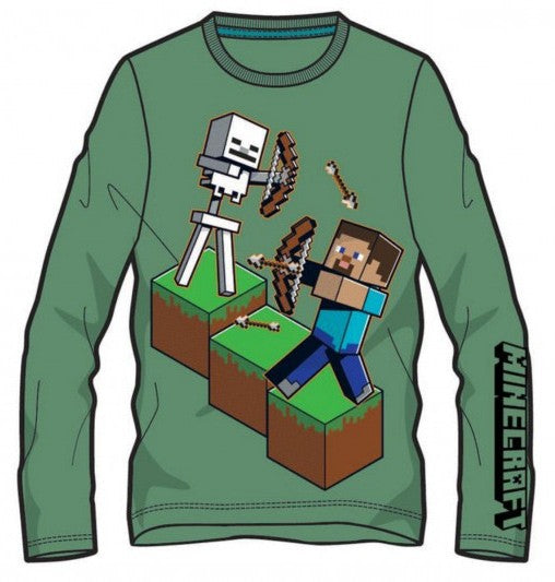 Minecraft Arrow bērnu krekls ar garām piedurknēm, 9 gadi