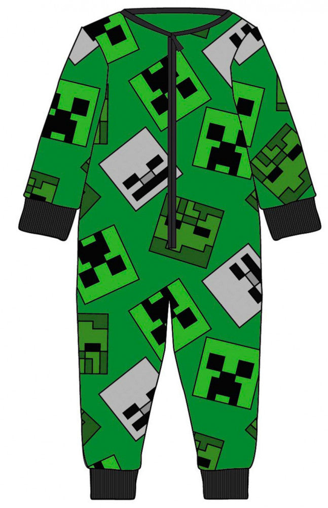 Minecraft bērnu garā pidžama, kombinezons 3/4 gadi