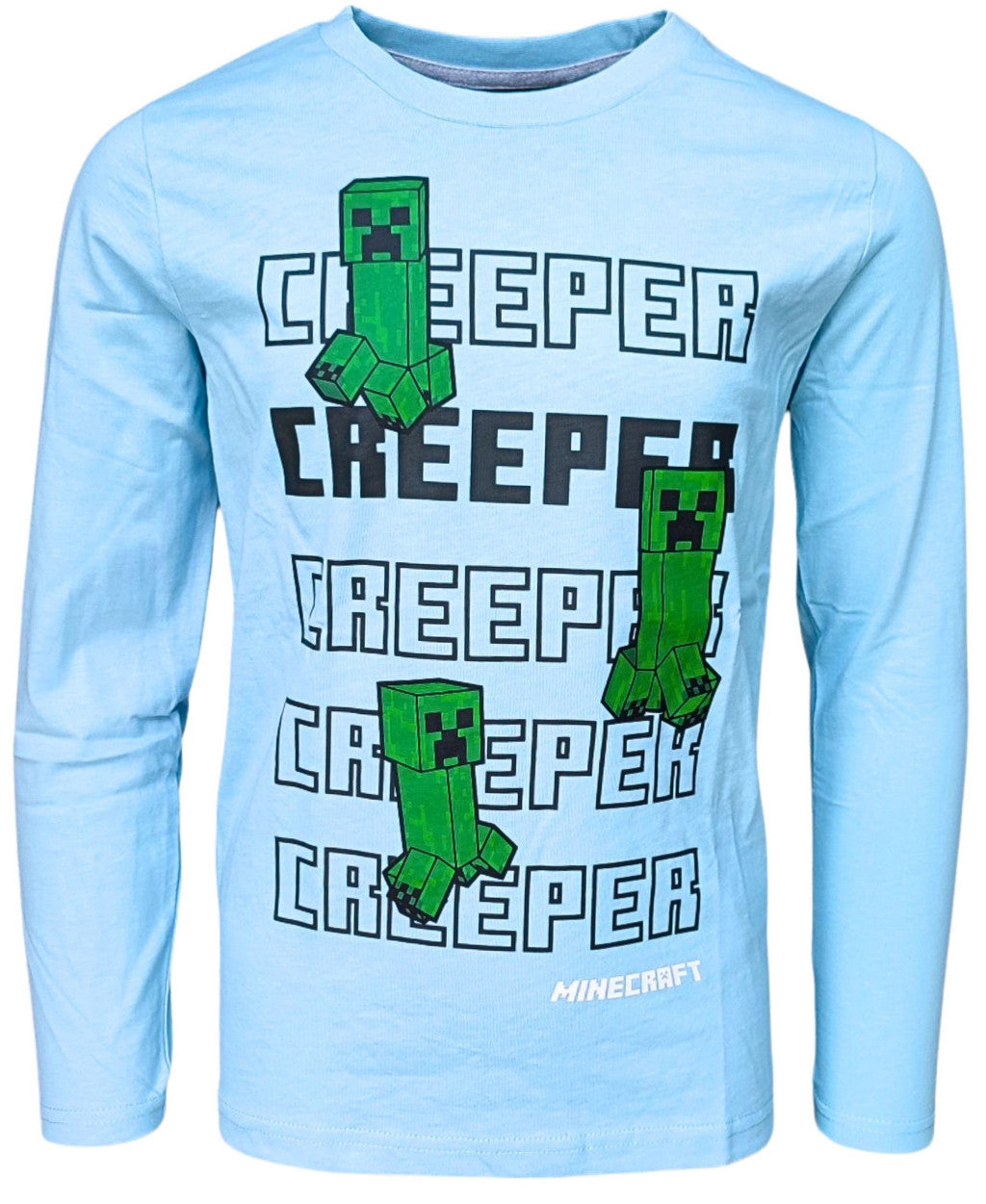 Minecraft Creeper bērnu krekls ar garām piedurknēm, 12 gadi
