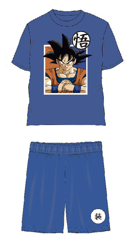 Dragon Ball Saiyan Blue bērnu īsā pidžama 10 gadi / 140 cm