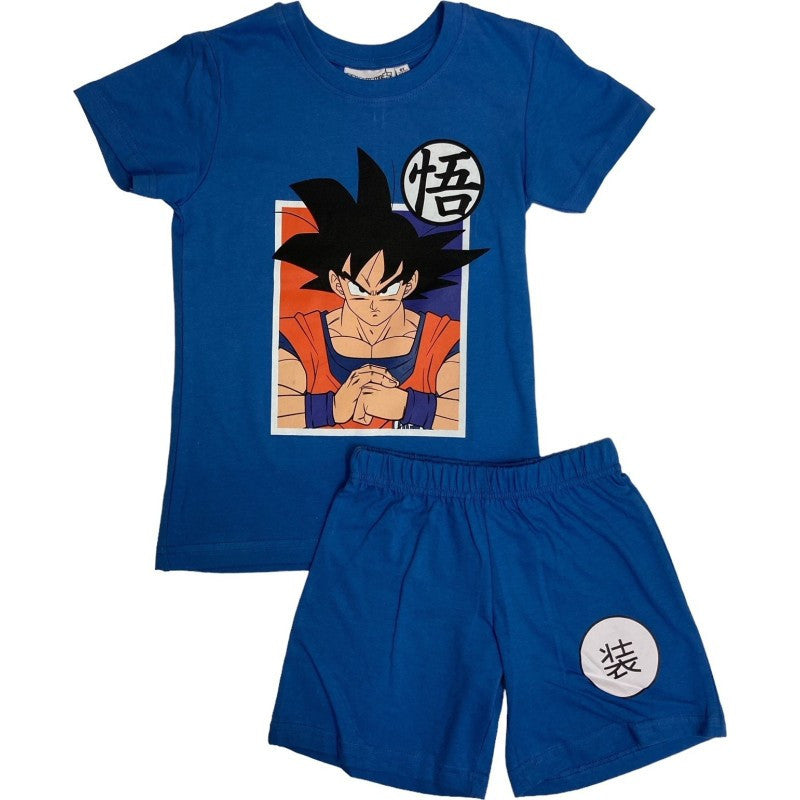 Dragon Ball Saiyan Blue bērnu īsā pidžama 10 gadi / 140 cm