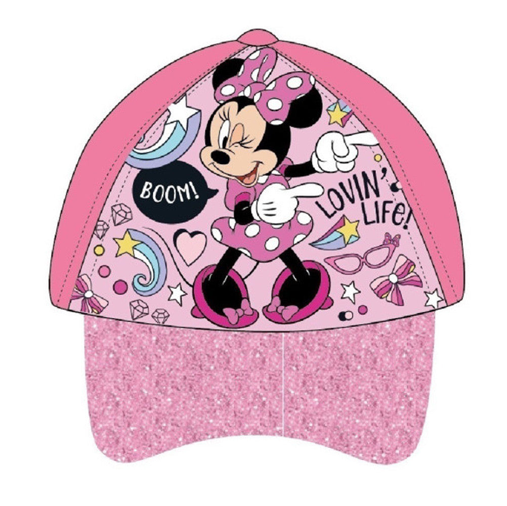 Disney Minnie Lovin' Life gaiši rozā bērnu beisbola cepure 54 cm