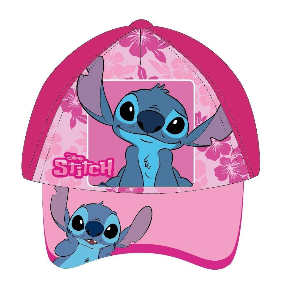 Disney Lilo un Stitch saldi rozā bērnu beisbola cepure 54 cm