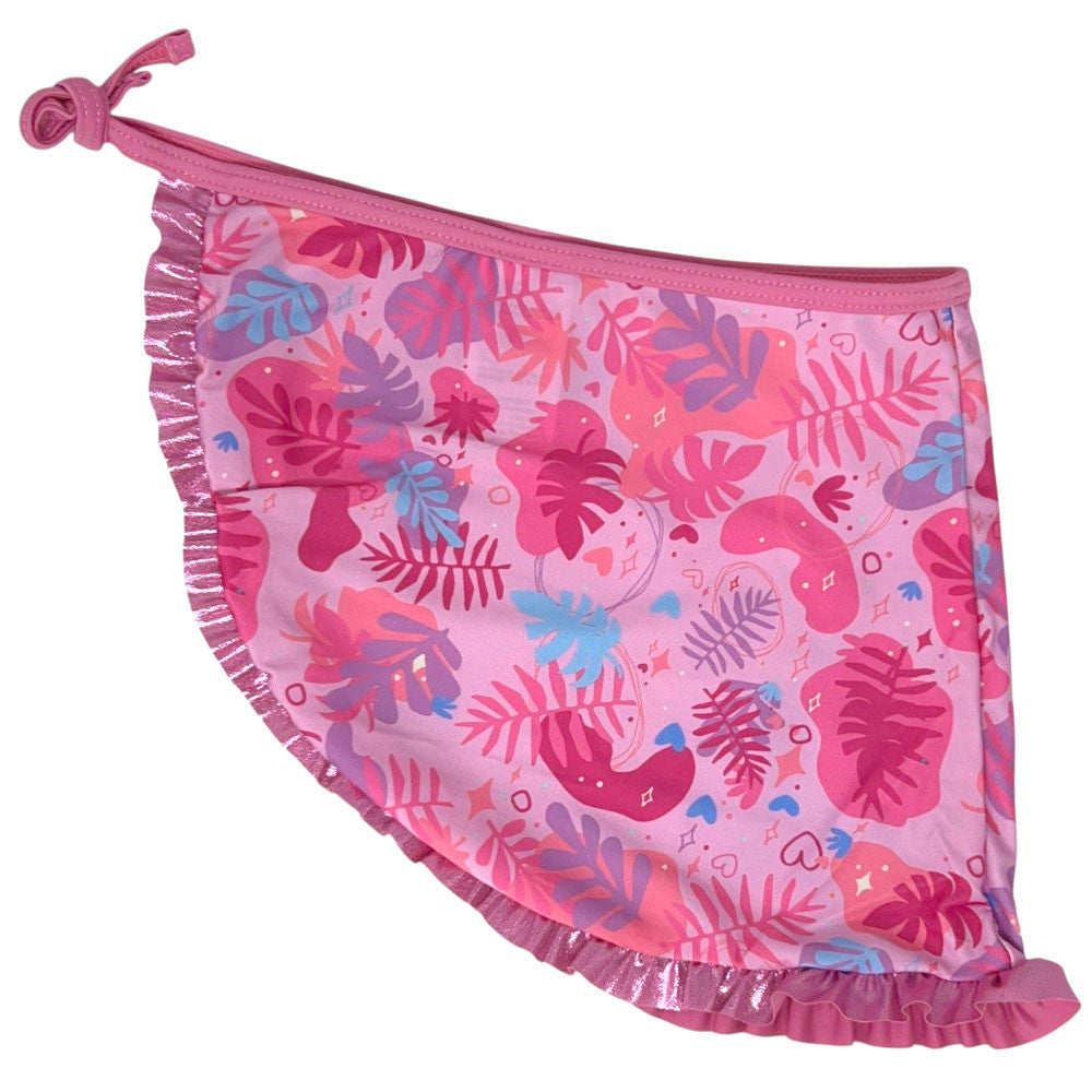 Disney Lilo un Stitch Tropic Pink bērnu bikini un sarongs komplekts 4/5 gadi