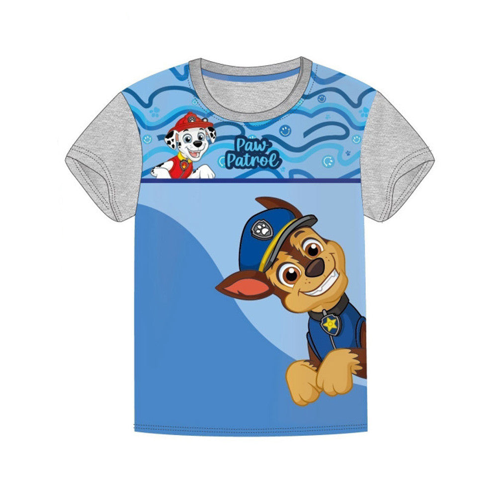 Ķepu patruļa Smile Blue Smile Grey bērnu T-krekls, topiņš 4 gadi