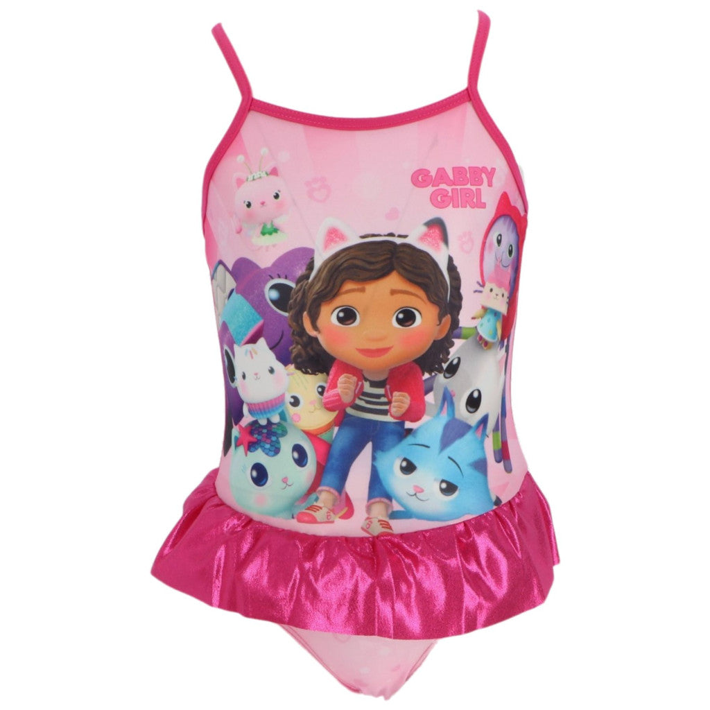 Gabby's Dollhouse Mates bērnu peldkostīms, peldēšanai, 2-3 gadi / 92-98 cm