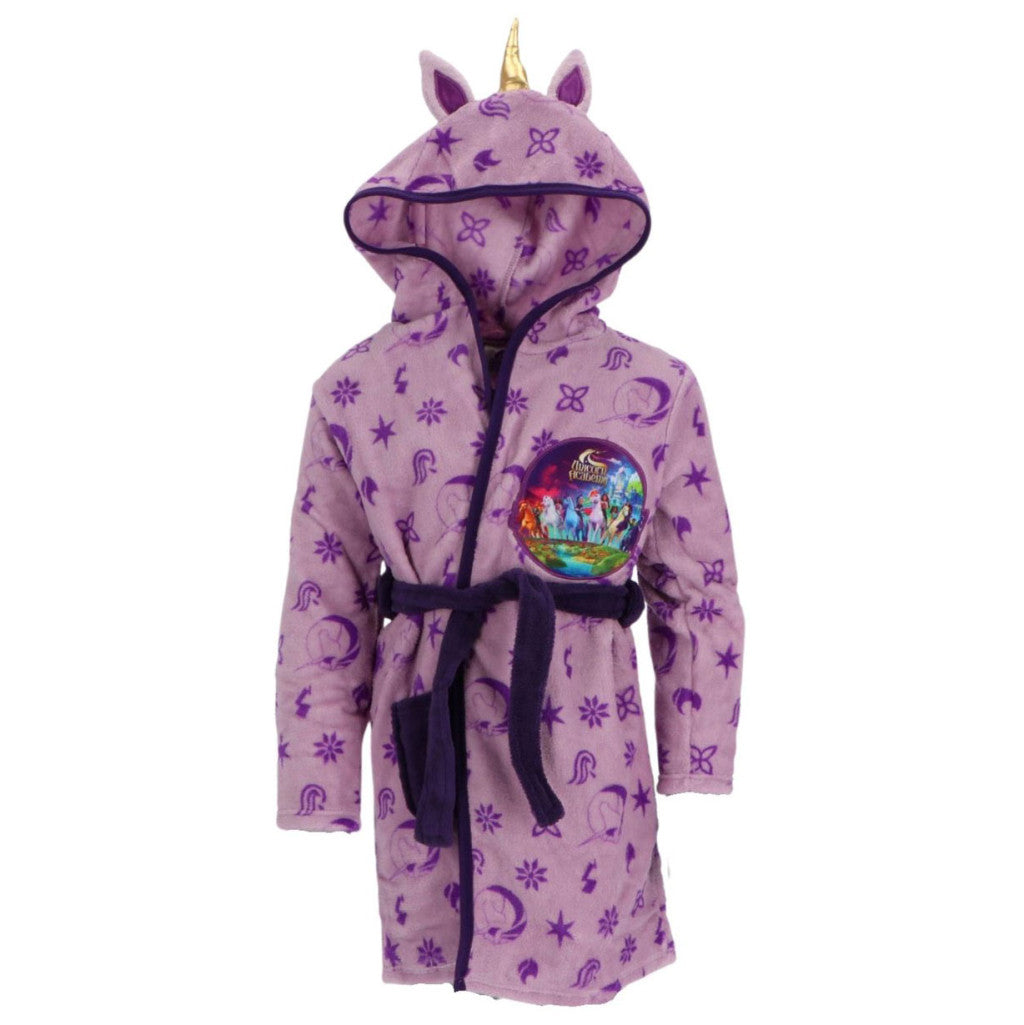 Bērnu halāts "Unicorn Purple Academy" 5-6 gadi / 110-116 cm