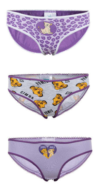 Disney Lauvu karalis Simba bērnu apakšveļa, biksītes, 3 gab./iepak. 122/128 cm