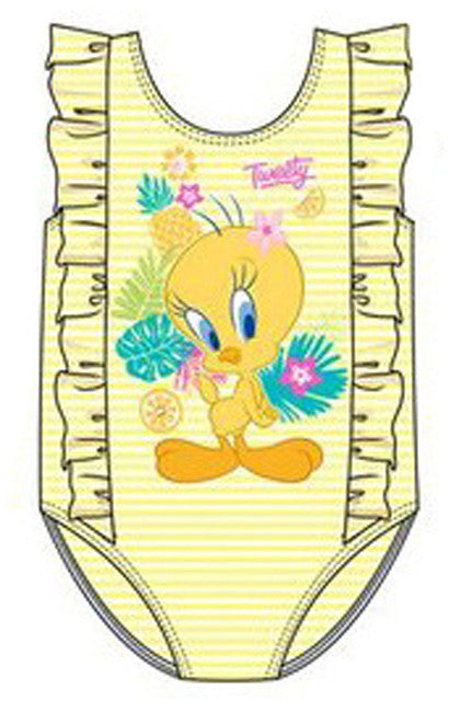Looney Tunes Tweety mazuļu peldkostīms, peldēšanai, 36 mēneši