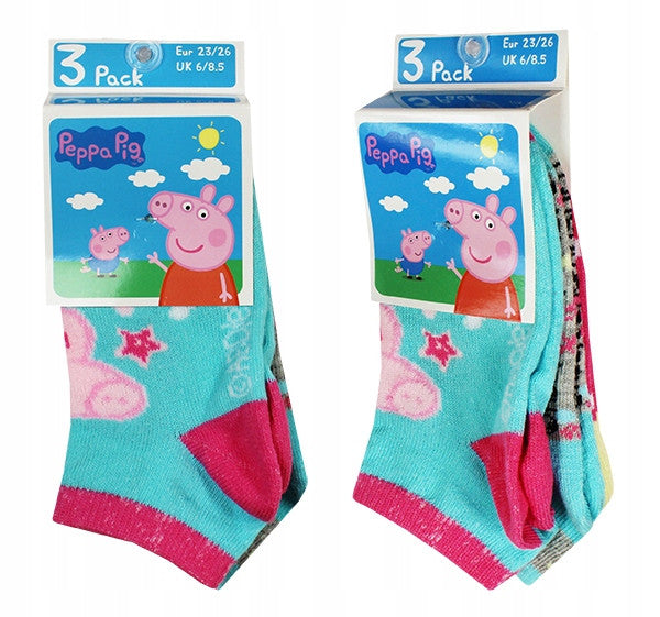 Peppa Pig bērnu zeķītes līdz potītēm 23/26