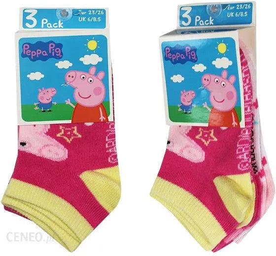 Peppa Pig bērnu zemās zeķes 31/34