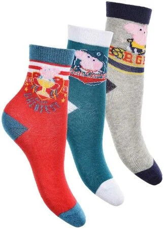 Peppa Pig George zilas bērnu zeķes 23/26