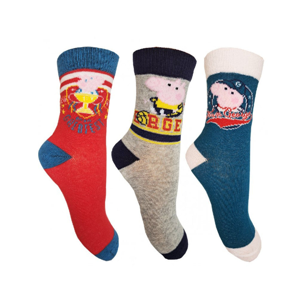 Peppa Pig George zilas bērnu zeķes 31/34